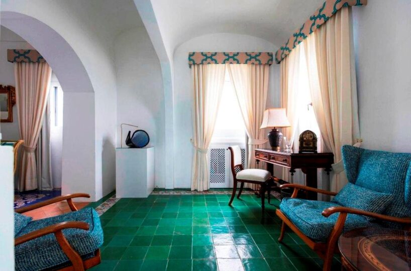 Maiori luxury villa rentals with pool master bedroom 1
