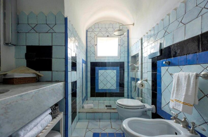 Maiori luxury villa rentals with pool master bedroom 4