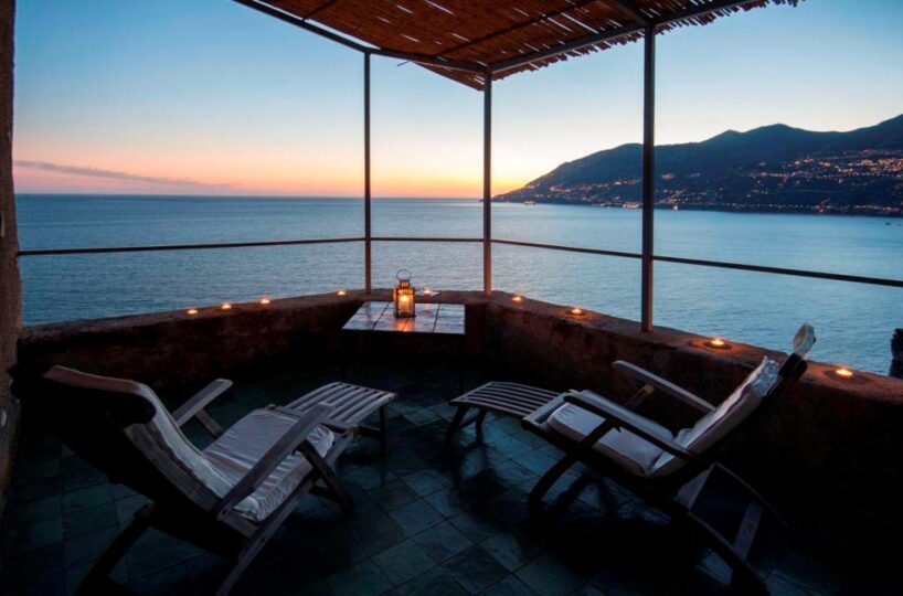 Maiori luxury villa rentals with pool master bedroom 8