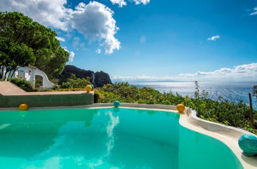 Maiori villa dependance with pool and view on the sea 4