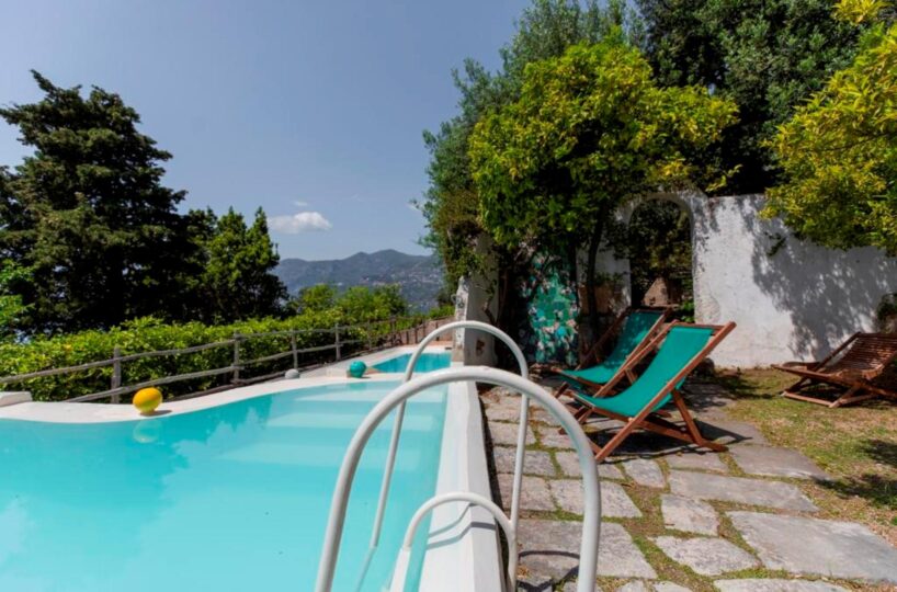 Maiori villa dependance with pool and view on the sea
