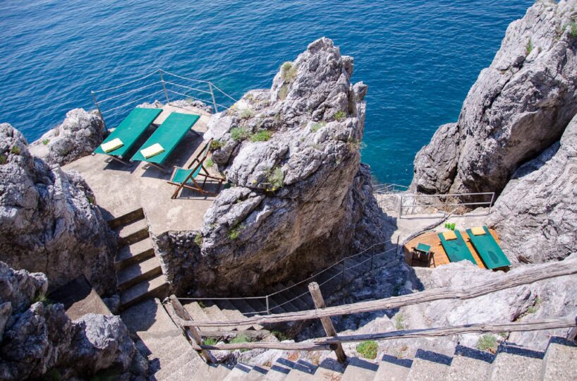 Maiori villa sea acces private beach