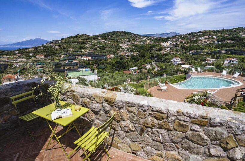 Massa Lubrense Villa with pool 5 bedrooms and 10 sleeps. 21