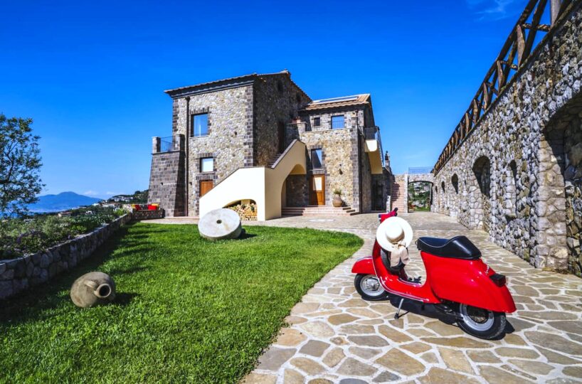 Massa Lubrense Villa with pool 5 bedrooms and 10 sleeps. 43