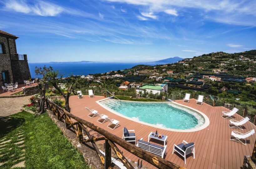 Massa Lubrense Villa with pool 5 bedrooms and 10 sleeps. 44