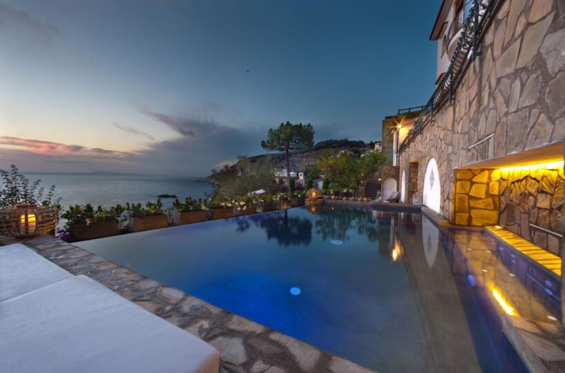 Massa Lubrense villa rentals pool ocean view