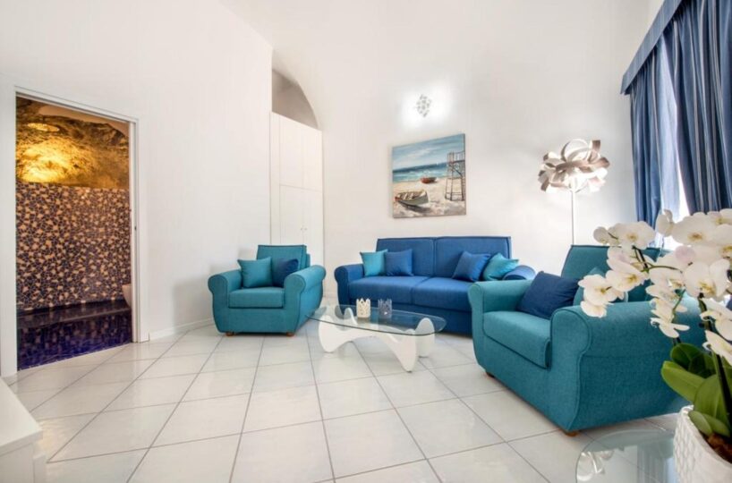 Positano villa living room 3