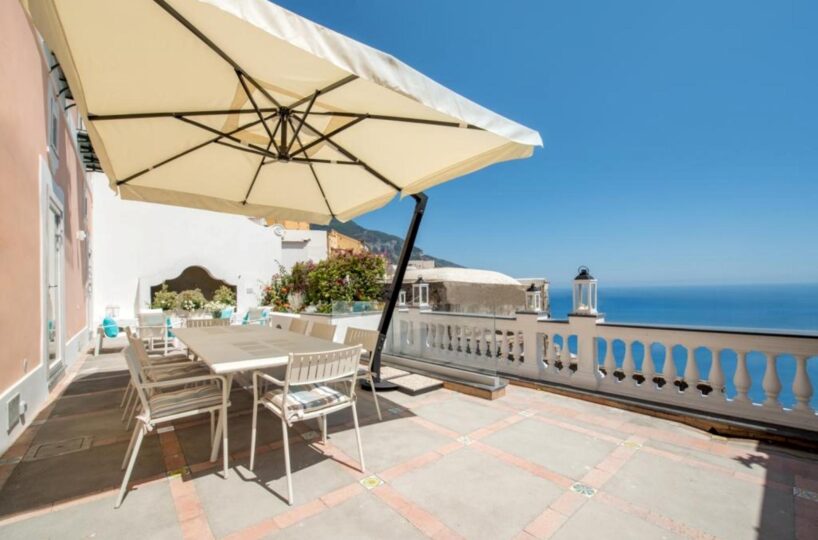 Positano villa teracce umbrela
