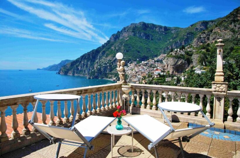 Positano villa with private swimming pool and 6 bedrooms for rent