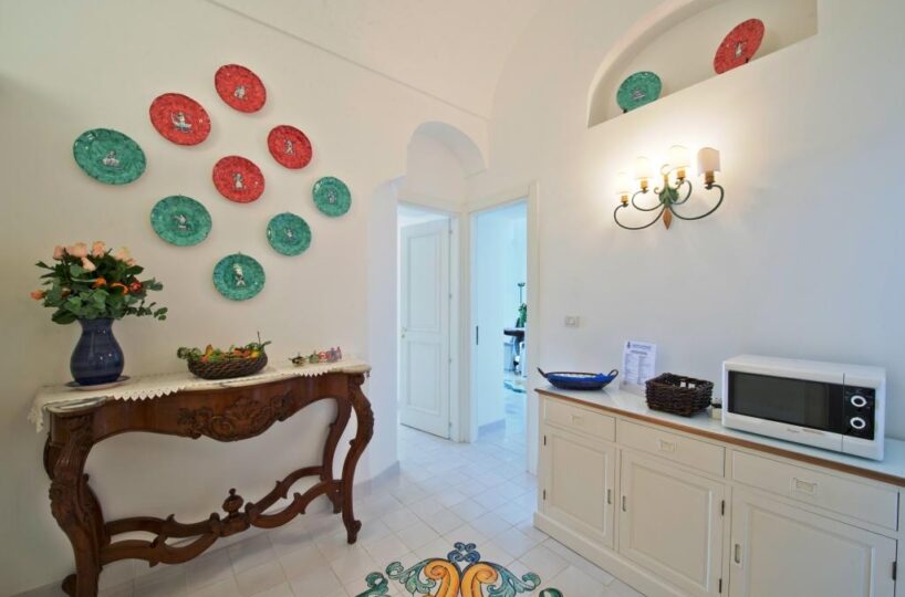 Praiano Villa rental with 7 bedroms 12 sleeps . kitchen furniture