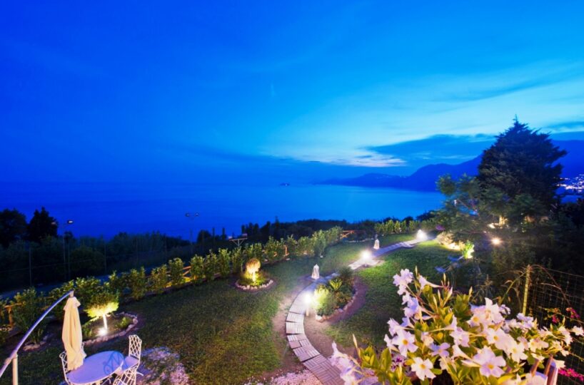 Praiano Villa rental with 7 bedroms 12 sleeps . view from the villa