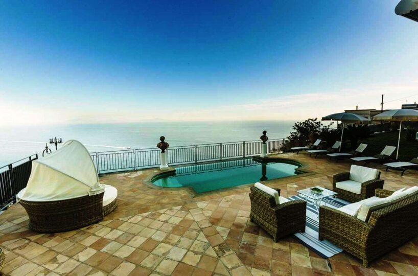 Praiano villa with pool 2 bedrooms swimming pool (7)