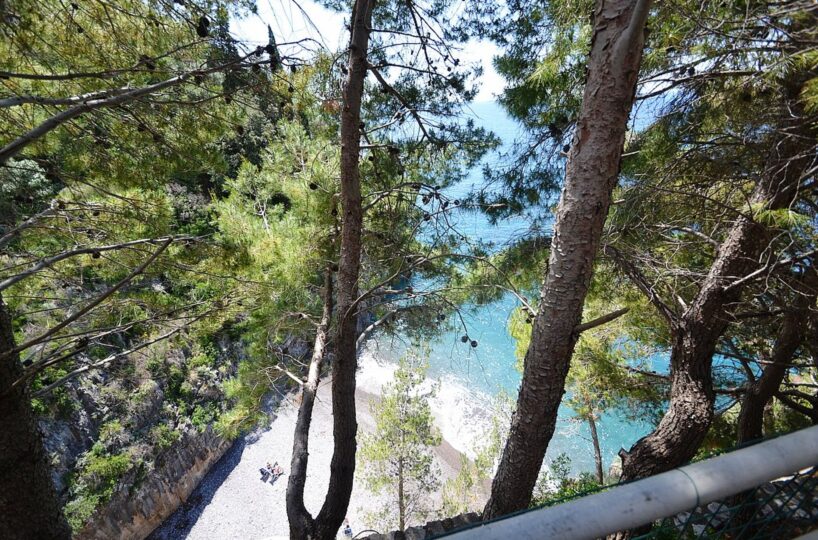 Villa with private beach and pool in Positano