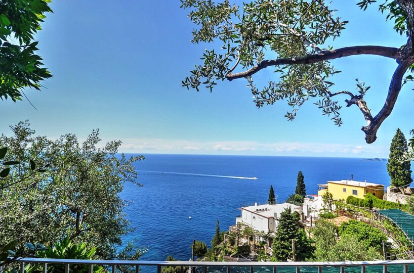 Villa with private beach and pool in Positano terace 1