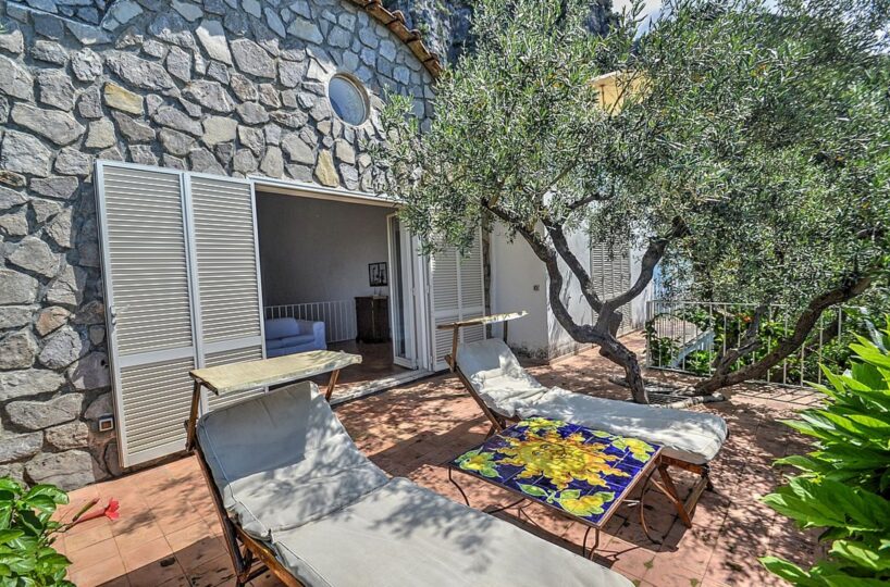 Villa with private beach and pool in Positano terrace 2 n