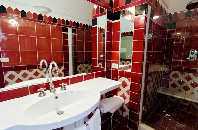 luxury amalfi villa bath