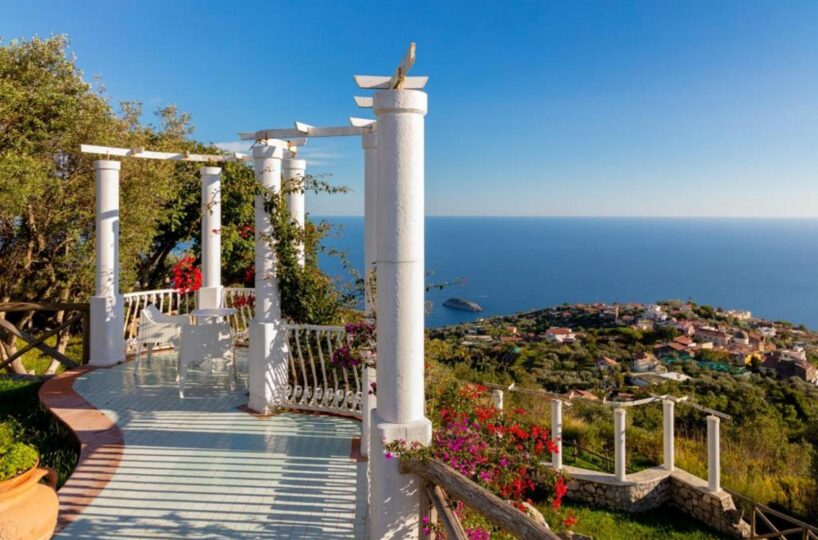 Amalf coast villa 6 bedrooms large pool Belvedere 2