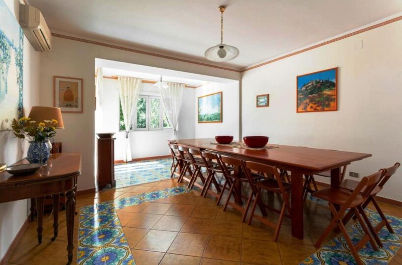 Amalf coast villa 6 bedrooms large pool Sala da Pranzo