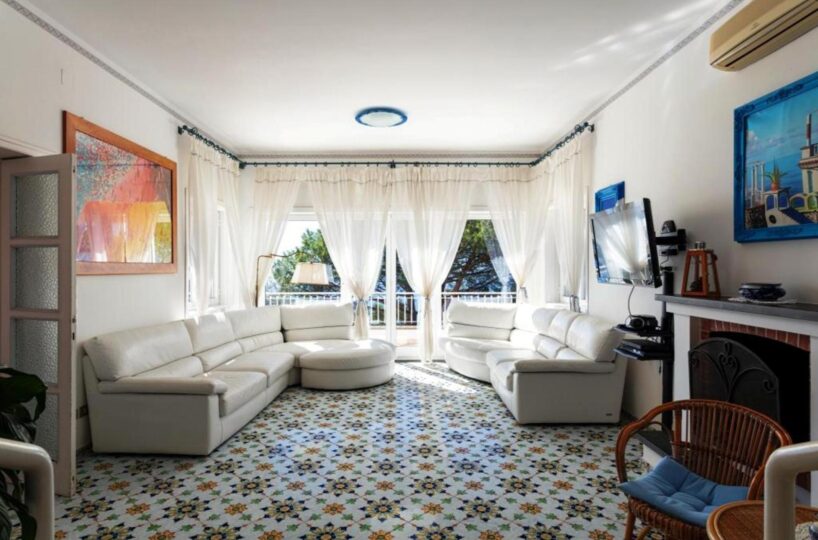 Amalf coast villa 6 bedrooms large pool Soggiorno