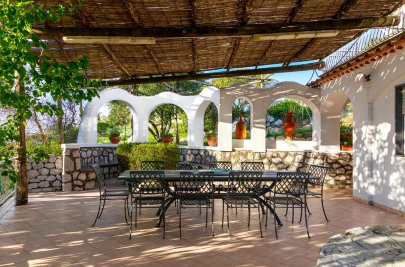 Amalf coast villa 6 bedrooms large pool terrazzo ad ovest