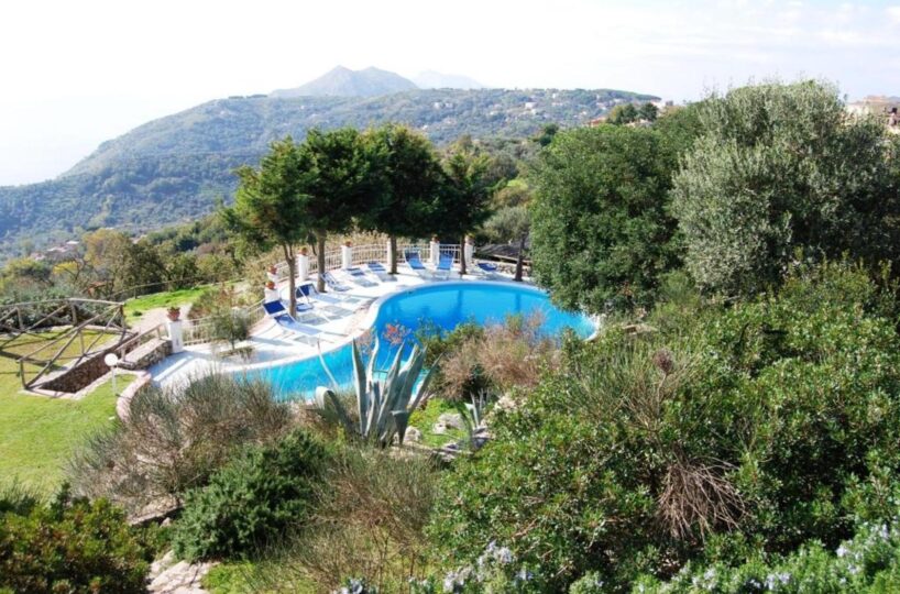 Amalf coast villa 6 bedrooms large pool view