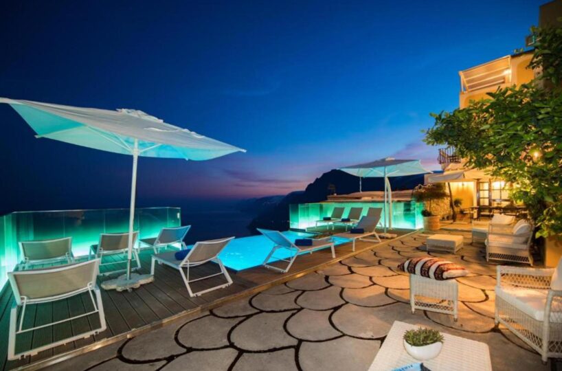 Positano Villas rental with pools Montepertuso outside