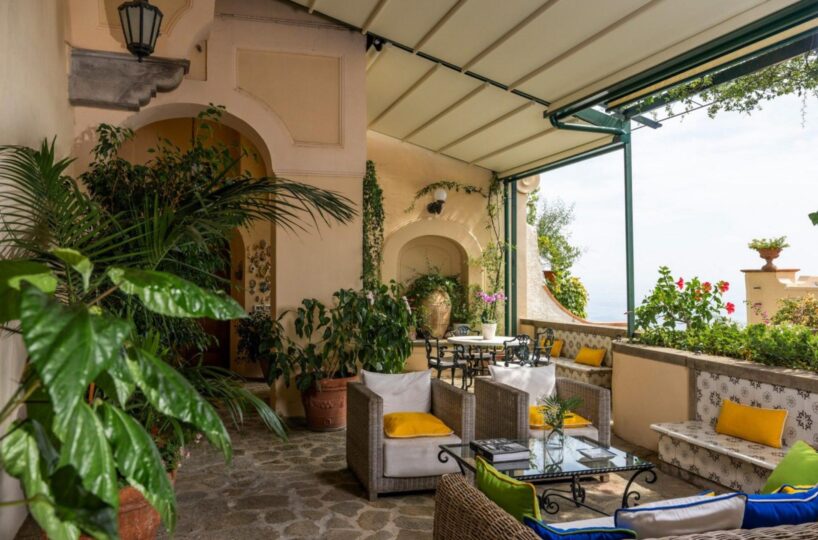 Positano villa with heated pool in center 4 bedrooms 8 sleeps (1)