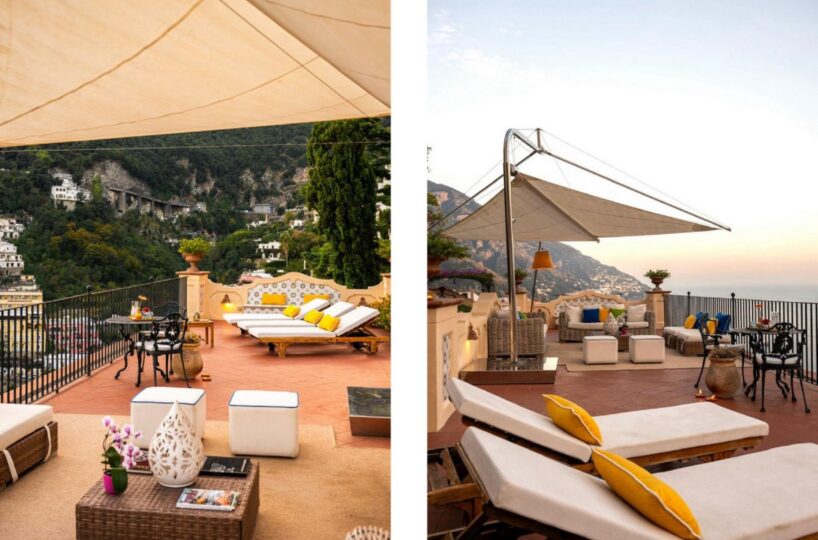 Positano villa with heated pool in center 4 bedrooms 8 sleeps (23)