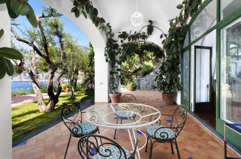 Positano villa with private beach 1