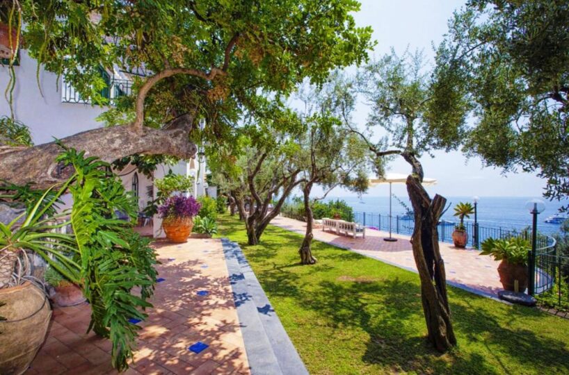 Positano villa with private beach 2
