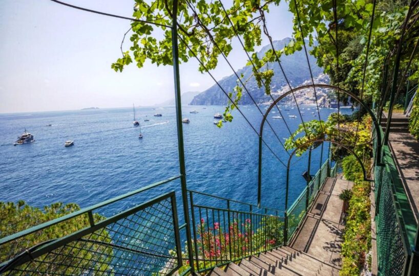 Positano villa with private beach 3