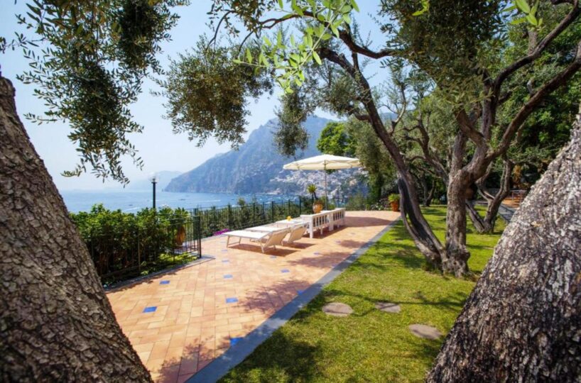 Positano villa with private beach 5