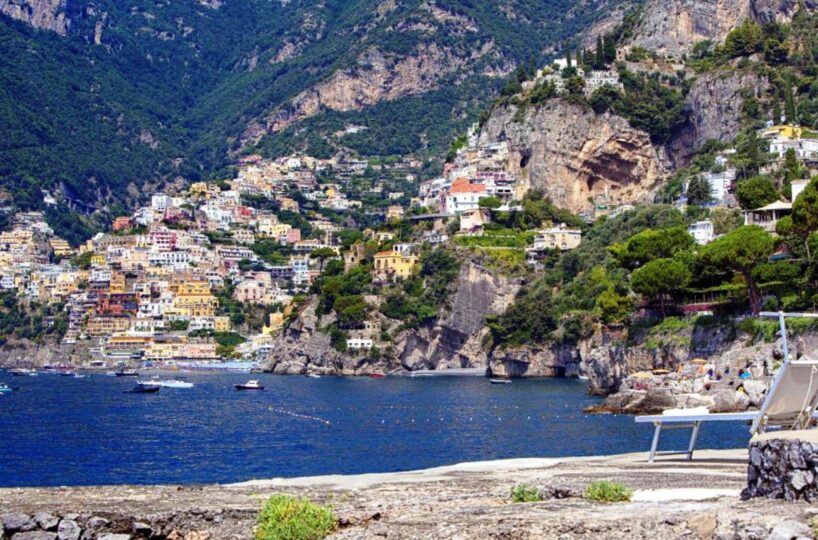 Villa Positano private beach 5